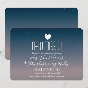 Invitación Retraso de nueva misión de Dreamy Sky