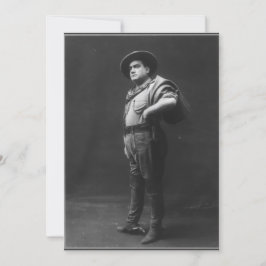 Invitación Retrato corporal completo de Enrico Caruso
