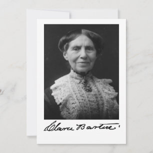 Invitación Retrato de Clara Barton