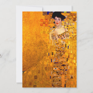 Invitación Retrato de Gustav Klimt de Adele Bloch Bauer