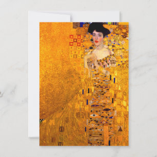 Invitación Retrato de Gustav Klimt de Adele Bloch Bauer