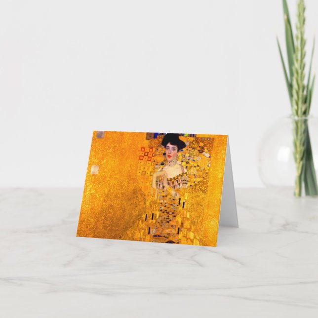 Invitación Retrato de Gustav Klimt de Adele Bloch Bauer (Anverso)
