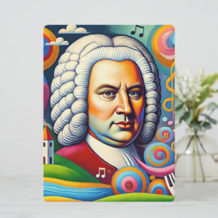 Invitación Retrato de Johann Sebastian Bach