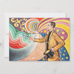 Invitación Retrato de M. Félix Fénéon en 1890 por Paul Signac