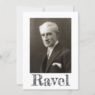 Invitación Retrato de Maurice Ravel (feat. 1925)