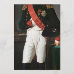 Invitación Retrato De Napoleón Bonaparte 1809