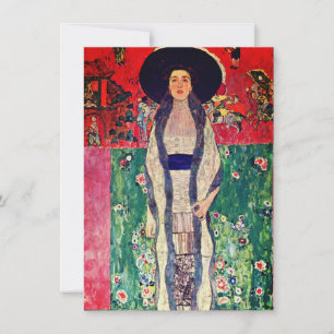 Invitación Retrato Gustav Klimt de Adele Bloch-Bauer II
