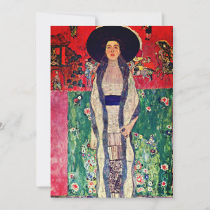 Invitación Retrato Gustav Klimt de Adele Bloch-Bauer II