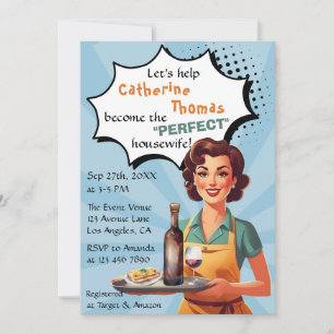 Invitación Retro 1950 Perfect Housewife Shower