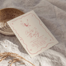 Invitación Retro 30 Saludos A La Treinta Fiesta De Cumpleaños