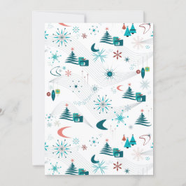 Invitación Retro A Go-Go Navidades