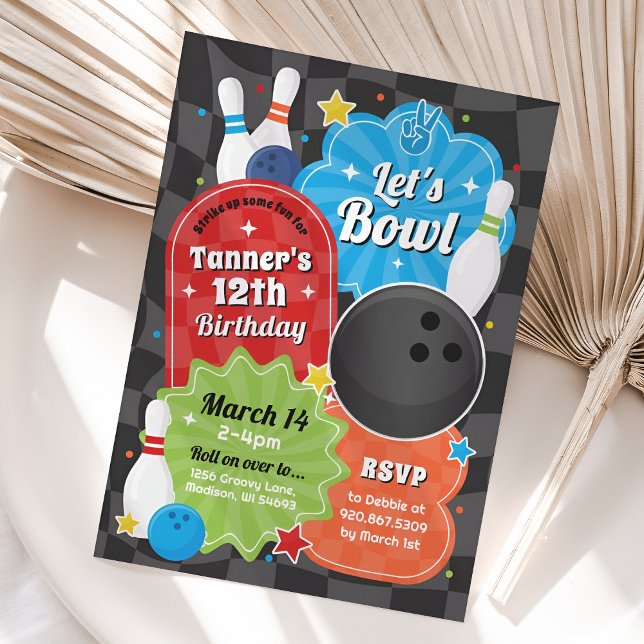 Invitación retro a la fiesta de cumpleaños de Boy  (Subido por el creador)