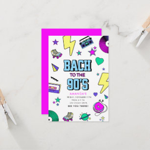 Invitación Retro Bach a los 90s