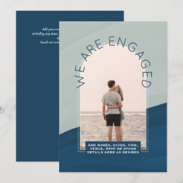 Invitación RETRO Beach Vibe Boda Stationery FOTO