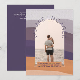 Invitación RETRO Beach Vibe Boda Stationery FOTO