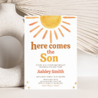 Retro Boho Sunshine Baby Shower