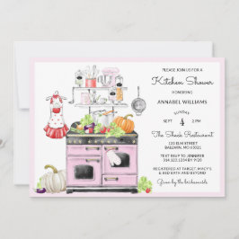 Invitación Retro Bridal Kitchen Shower