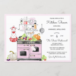 Invitación Retro Bridal Kitchen Shower