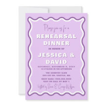 Retro Cute Wavy Púrpura foto ensayo Cena