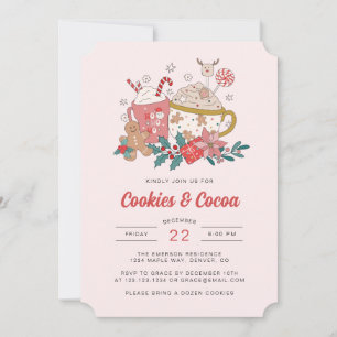 Invitación Retro de Navidad