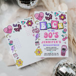 Invitación Retro De Vuelta A La Discoteca Fiesta De Los 90<br><div class="desc">Retro De Vuelta A La Fiesta Disco 30 Invitación de Cumpleaños 90 Todos los diseños son © PIXEL PERFECTION FIESTA LTD</div>