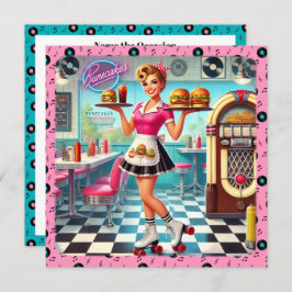 Invitación Retro Diner