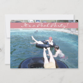 Invitación Retro Fifties Piscina Fiesta Traje de Vintage