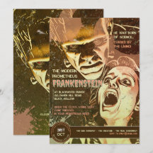Retro Frankenstein Terror Antiguo