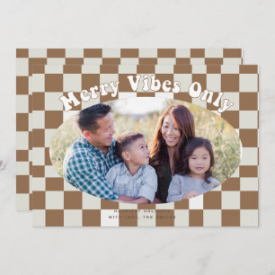 Invitación Retro Groovy Merry Vibes solamente con grasa de bú