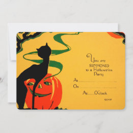 Invitación Retro Halloween