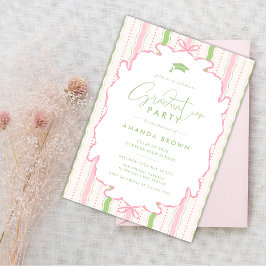 Invitación Retro Hand Drawn Grad Party 2026