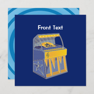 Invitación Retro Jukebox