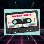 Invitación Retro Ochties Glitch Mix Tape 30th Birthday Fiesta<br><div class="desc">👉 Celebre su estilo de cumpleaños número 30 de 80 con esta súper divertida invitación de fiesta de mezcla retro. El diseño tiene un estilo brillante de los años 80 con motivos y rayas. ¡Esta invitación hará que su fiesta se aparte del resto! #zazzlemade - Simplemente haga clic para personalizar...</div>