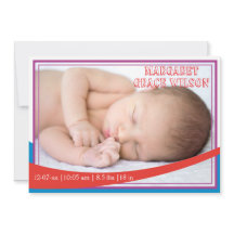 Invitación retro para bebés