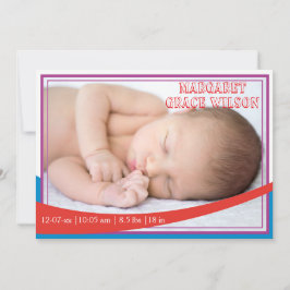 Invitación retro para bebés