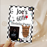Invitación Retro Photo Birthday Any Age, 1950's<br><div class="desc">Super cool retro 50's photo invitation</div>