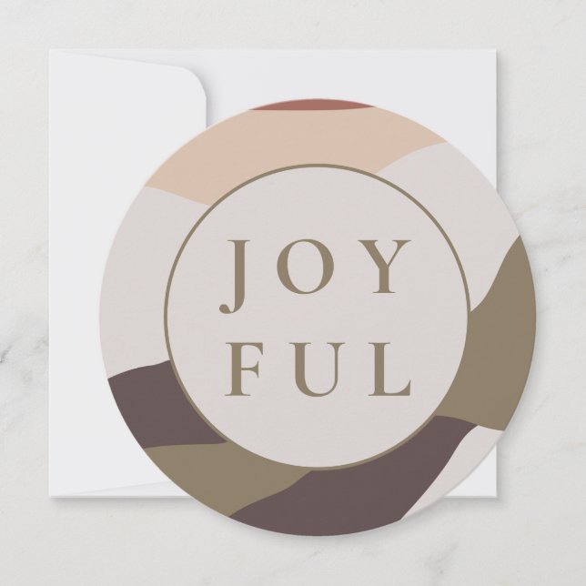 Invitación Retro Resumen Fiesta de Navidades alegres (Anverso)