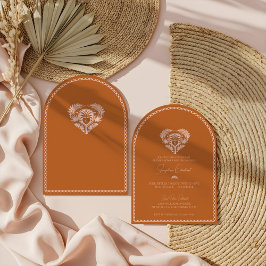 Invitación Retro Tropical Palm Tree Pickleball Brillante Duch