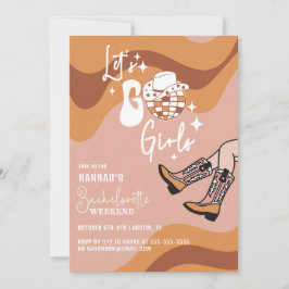 Invitación Retro Vamos Chicas Bachelorette