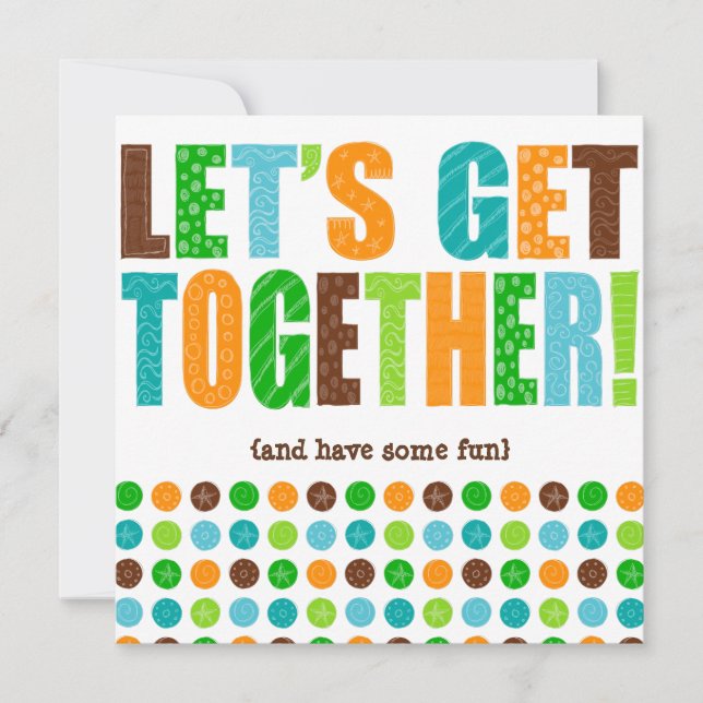 Invitación ¡Reunámosnos!