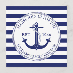 Invitación Reunificación familiar Anclaje Naumático Bandas Az