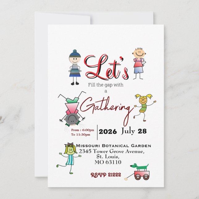 Invitación Reunión  (Anverso)