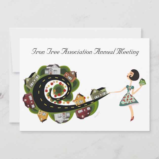 Invitación Reunión Anual de Asociación. (Anverso)