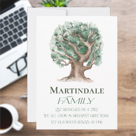 Invitación Reunión de árbol familiar