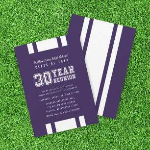 Invitación Reunión de clase de 30 años de variación de color
