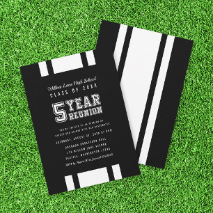 Invitación Reunión de clase de 5 años de variación de color e