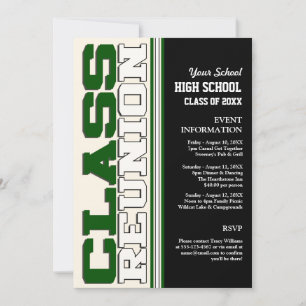 Invitación Reunión de clase de personalizable
