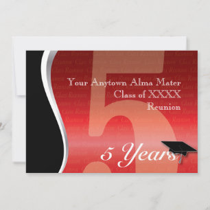 Invitación Reunión de clase de Personalizable 5 años