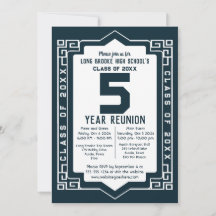 Reunión de clase de secundaria de 5 años de Arte A