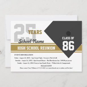 Invitación Reunión de clase secundaria de personalizable